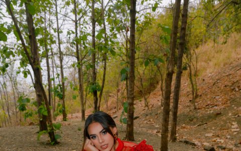 La sesión de fotos se llevó a cabo en el Bosque Protector Cerro Paraíso.