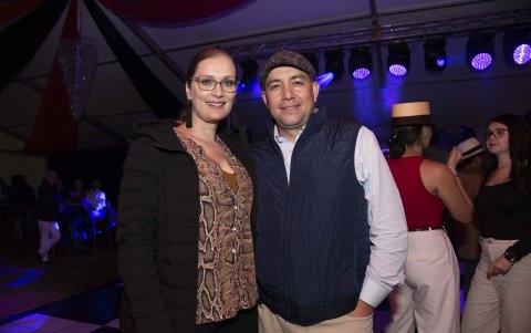 Verónica Heredia y Germánico Ibarra.