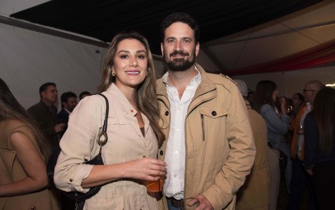 Andrea Moscoso y José Tobar.
