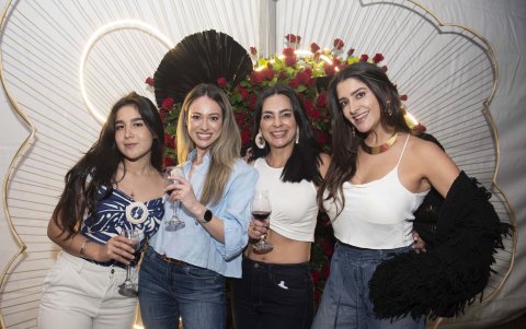 Mary Romero, Valeria Ortiz, Cecilia Chávez y Priscila Chalem.