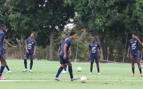 Johan García jugador de Ecuador de la sub 15.