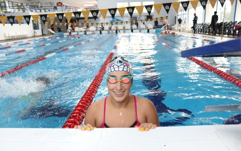 Entrena a diario para prepararse para su próximo reto que será el Estrecho de Gibraltar.