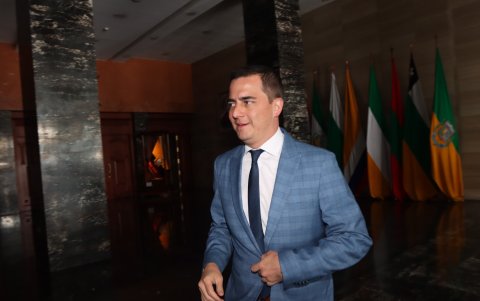 Jorge Peñafiel confía en que Gabriel Bedón, candidato de Construye, consiga el apoyo necesario para ocupar la vicepresidencia de la Asamblea.