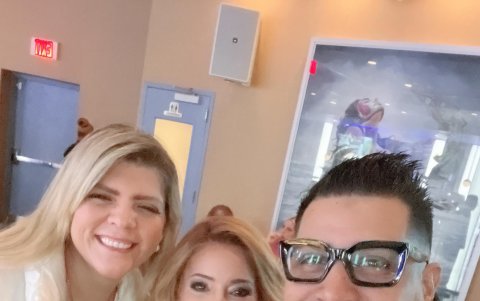 Con Doménica Mena y Jorge Luis Jara.