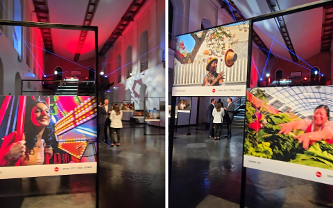 Una exposición de fotos con la cámara Leica de los Xiaomi fue parte del evento del Xiaomi 14.