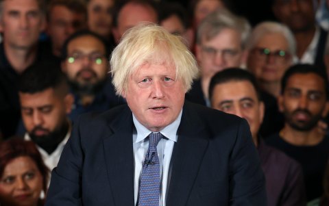 El exprimer ministro británico conservador Boris Johnson.