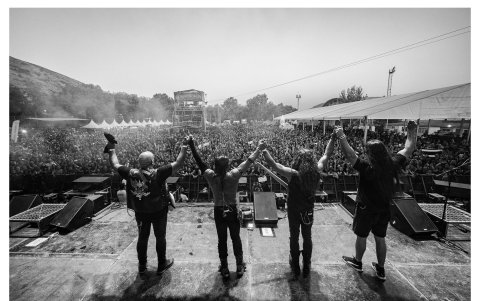 Saratoga en el Festival Leyendas del Rock. El cuarteto llegará a Ibarra el próximo jueves 10 de octubre.