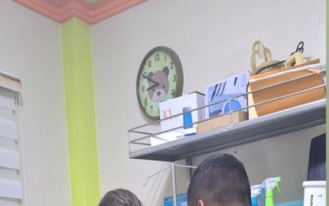 En su rol de veterinaria.