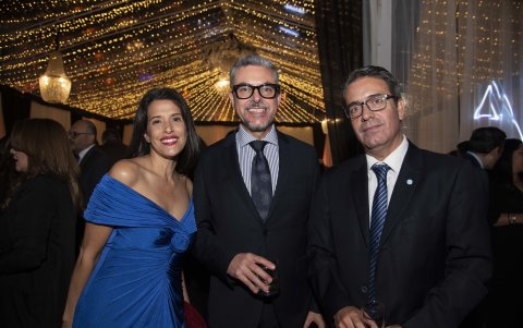 Rosa Prieto, Alejandro Dávalos y Paul Corral.