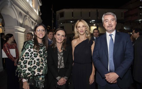 Gisella Montalvo, María de Lourdes Maldonado, Cayetana Álvarez de Toledo y Felipe Ribadeneira.