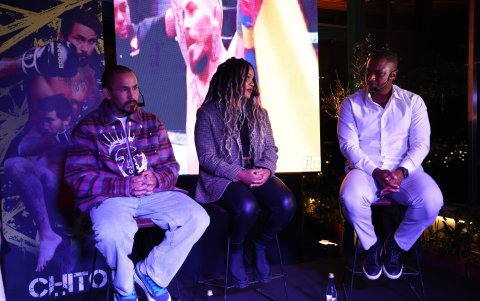 Vera compartió en un conversatorio con la medallista olímpica Neisi Dajomes y el exjugador de fútbol Antonio Valencia.