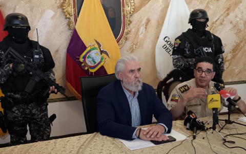 José Vargas, comandante de la Policía Nacional, informó que no hay personas detenidas y que el hecho está en investigación.