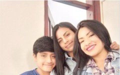 La familia de Marcelo (+) en una fotografía publicado por el abogado de la familia.