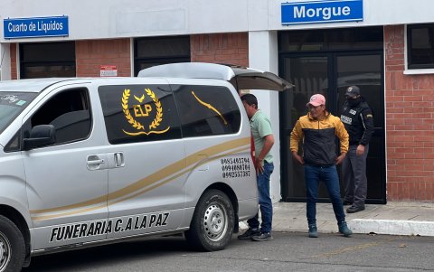 El cuerpo de Baltazar salió hacia el cantón Guano para su velación.