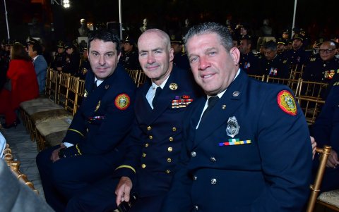 Rafael Fernández, Daniel Sheridan y Roberto Ortega.