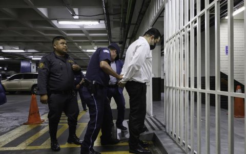 El funcionario guatemalteco fue arrestado