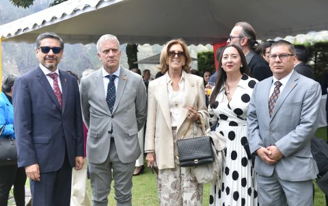 Aurelio Balarezo, Alfonso Moroto, María Del Carmen de la Cal, Maite Molina y José Miguel Pérez.