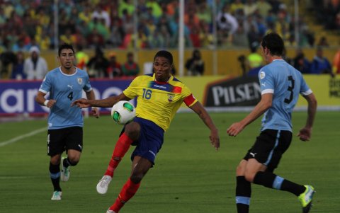 ANTONIO VALENCIA, JUGADOR DE LA SELECCIÓN DE FUTBOL DE ECUADOR.