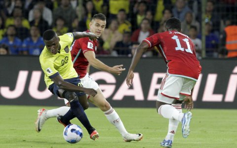 Ecuador y Colombia empataron 0-0 en la fecha 4 de las eliminatorias sudamericanas 2026.