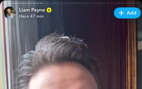 Última foto de Liam Payne, compartida dos horas antes de su desceso vía Snapchat.