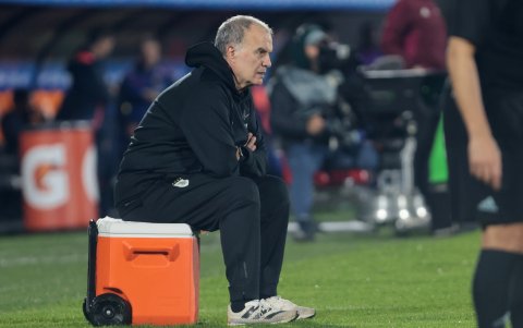 Marcelo Bielsa, entrenador de la Celeste,