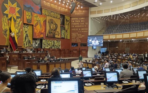 La Asamblea debate si se continúa o no el juicio político contra la ministra del Interior.