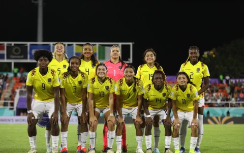 Selección femenina de Ecuador Sub-17 que disputa el Mundial en Republica Dominicana