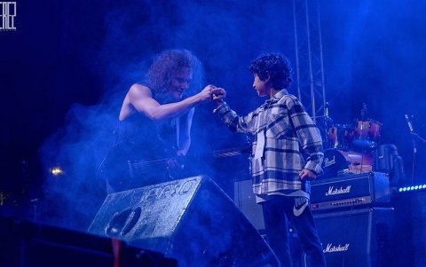 Curetaje volvió a Ibarra después de nueve años. En el Ibarra Underfest hubo público de todas las edades, como lo demuestra esta imagen.