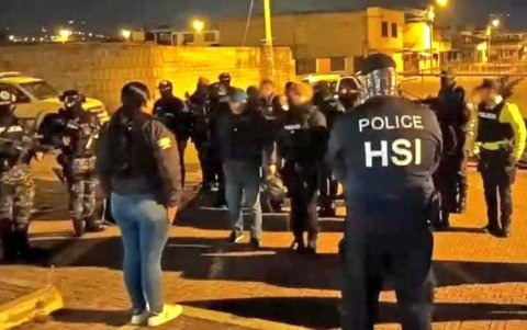 Oficina de Investigaciones del Departamento de Seguridad Nacional de los EE.UU. (HSI) y la Policía de Ecuador