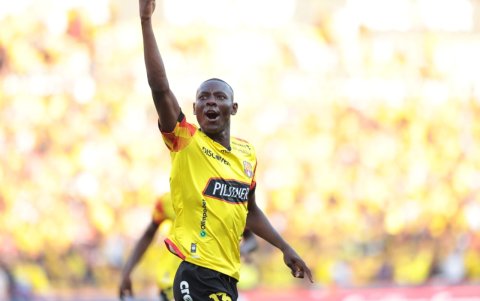 Janner Corozo, delantero del Barcelona SC.