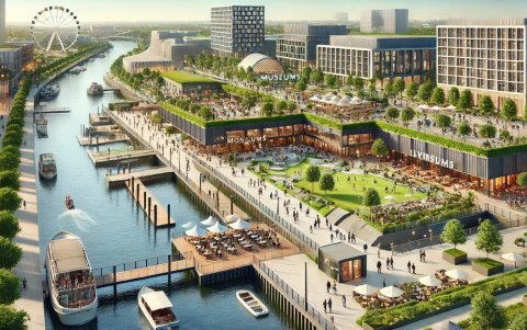 Para un reportaje anterior el urbanista Felipe Espinosa diseño una propuesta para el Malecón 2000, pensando a 50 años. Sugirió que este también puede transformarse..