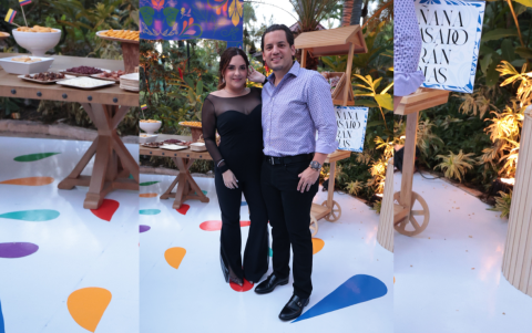 Viviana Jalil y su esposo, Gregory Sosa.