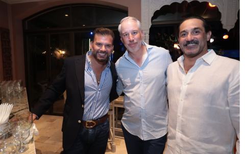 Álex Ripalda, Juan Marcos y Andrés Varas.