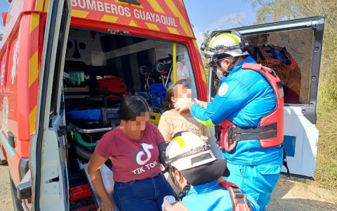 Algunas personas fueron trasladadas a casas de salud.