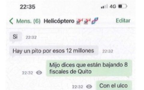 El Ministerio Público encontró 76 videos en un celular de Norero.