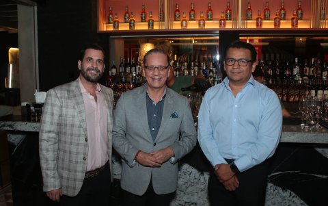 Juan Francisco Franco, Germán Cobos y Frankie López.