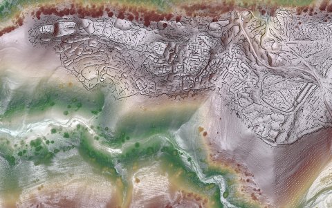 Un dron captó imágenes de Tugunbulak en 2018.