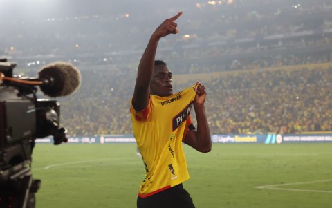 Álex Rangel sería una de las ausencias de Barcelona SC para el duelo con Corinthians