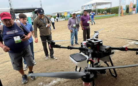 Uno de los espacios más visitados fue el de los drones.