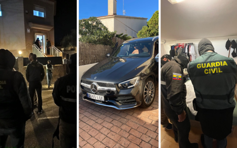 Los hermanos Alcívar Bautista fueron detenidos por la guardia civil española, en coordinación con la policía ecuatoriana.