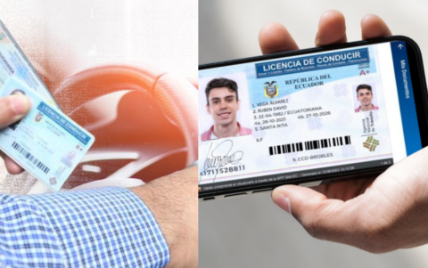 La licencia digital está disponible en Ecuador.