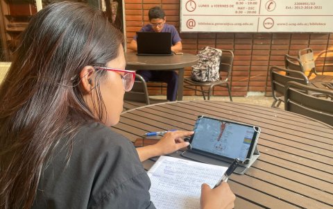 Los estudiantes responden positivamente frente a la emergencia eléctrica.