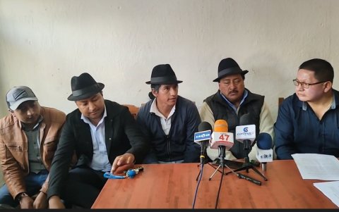 Dirigentes del movimiento indígena dieron declaraciones donde rechazaron el allanamiento realizado.