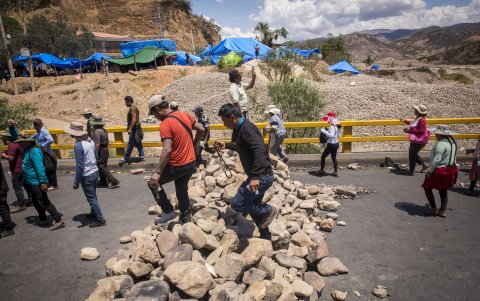 Simpatizantes están atrincherado desde hace 17 días en la región del Chapare, en la región de Cochabamba, su bastión político y sindical