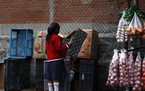 Situación. Según el patronato, los lugares con mayor presencia de niños son los alrededores de los centros comerciales, mercados y zonas de mayor afluencia de personas.