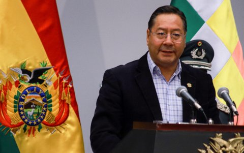 El presidente de Bolivia, Luis Arce.