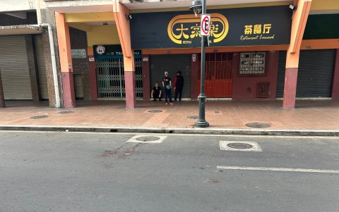 Zona en la que un policía resultó herido durante asalto en chifa del centro de la ciudad.