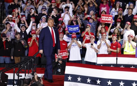 El candidato republicano a la Casa Blanca, el expresidente Donald Trump.