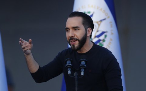 Foto de archivo del presidente de El Salvador, Nayib Bukele.