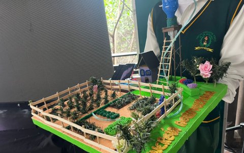 El proyecto de bombas de agua a base de luz solar por parte de los alumnos del Colegio 31 de Octubre.